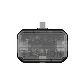 木堯透明3合1type-c擴充套件塢適用手機ipad平板電腦usb hub3.0拓展塢