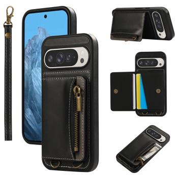 暢晟適用google pixel9 pro XL case谷歌pixel8pro手機殼防摔皮套零錢包插卡包電話保護套手機殼phone cover