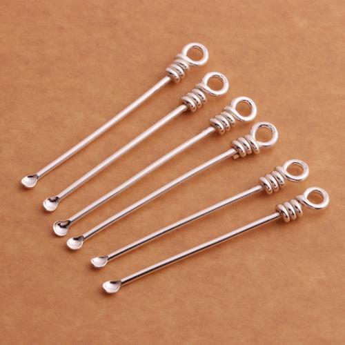 銀耳勺足銀9999實心亮面純手工打磨純銀挖耳勺