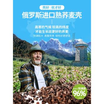 學生雙人睡眠頸椎兒童蕎麥枕頭