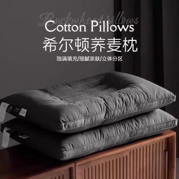 高階五星級酒店專用蕎麥枕頭家用成人護頸椎助睡眠蕎麥皮殼硬枕芯