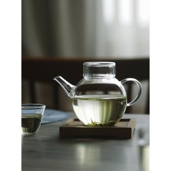 九土茶壺高硼矽耐熱玻璃泡茶壺耐高溫家用養生壺茶具可過濾花茶壺