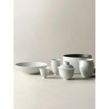 九土復古功夫茶具套裝家用陶瓷中式客廳會客泡茶整套禮盒裝茶具