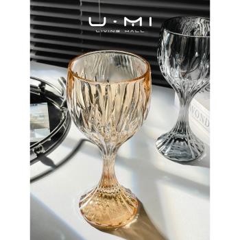 U Mi LIVING · 星芒|輕奢紅酒杯香檳加厚歐式水晶玻璃葡萄高腳杯