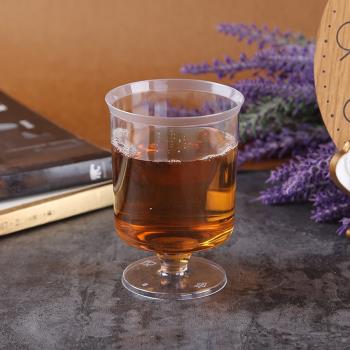 一次性甜品硬塑膠茶歇紅酒杯子