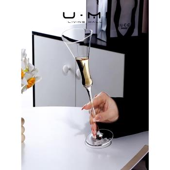 U Mi LIVING·濕雲|酒具中古酒杯水晶玻璃高腳杯子香檳杯雞尾酒杯