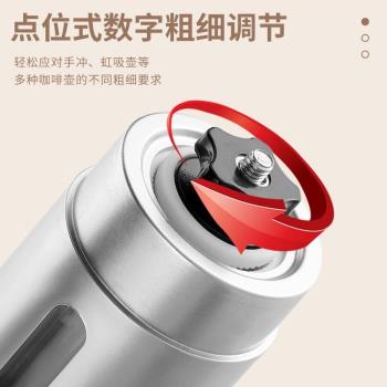 便攜式不銹鋼手搖磨豆機咖啡豆家用研磨機手動磨咖啡機手搖研磨器