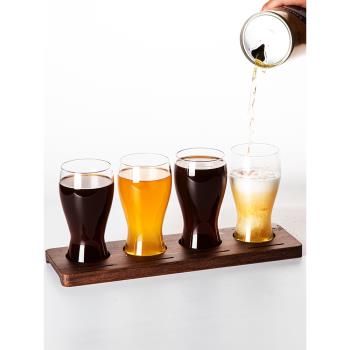 日本進口aderia精釀啤酒杯IPA玻璃杯 酒吧KTV專用小麥啤酒杯套裝