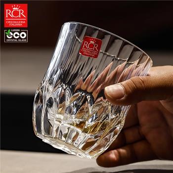 義大利進口RCR威士忌酒杯創意xo洋酒杯子家用高檔啤酒果汁喝水杯