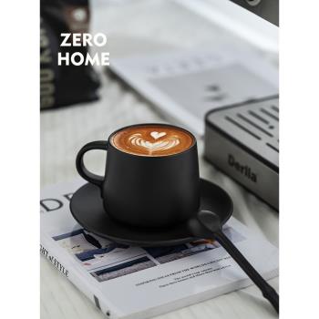 ZERO-HOME丨陶瓷咖啡杯碟套裝 歐式拿鐵杯手沖杯 水杯子馬克杯