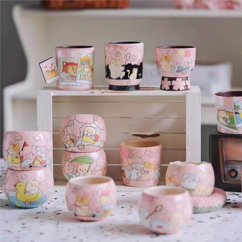 原創屹爾設計師，倉鼠可愛咖啡杯水杯