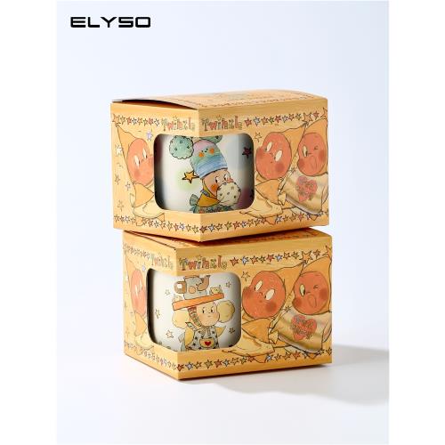 ELYSO星星人聯名禮盒杯子女生水杯馬克杯兒童陶瓷杯咖啡杯情侶杯