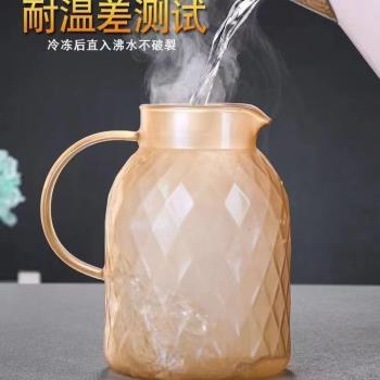 ins風高級感玻璃杯自家用待客耐熱套裝冷水壺大容量高顏值