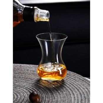 捷克BOHEMIA進口水晶玻璃茶杯 聞香杯輕薄家用酒杯 簡約時尚輕奢