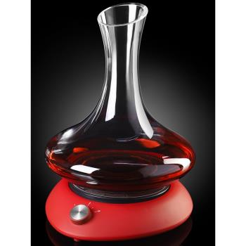 電動醒酒器智慧自動旋轉式分酒器紅酒葡萄酒搖晃搖酒機多檔可定時