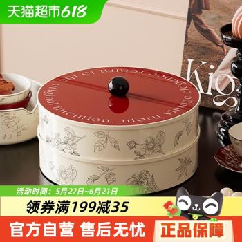 摩登主婦乾果收納盒客廳茶幾家用法式復古果盤喬遷新居零食擺放盤