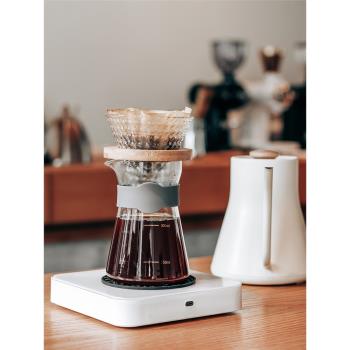 日式手沖咖啡分享壺套裝 V60濾杯 透明高硼矽玻璃防燙滴漏咖啡壺