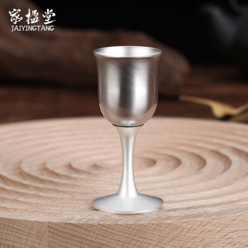家楹堂銀酒壺999純銀分酒器銀酒杯白酒小酒盅溫酒器銀酒具刻字|分酒器