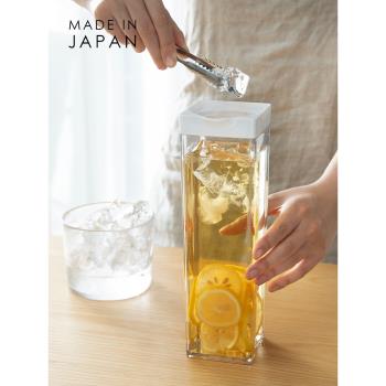 日本進口冰箱冷水壺耐高溫涼水壺冷泡茶瓶家用大容量水杯飲料桶