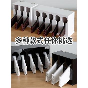 亞克力勺子收納盒湯勺塑膠瀝水籃吸管筷子勺子置物架自助餐臺收納