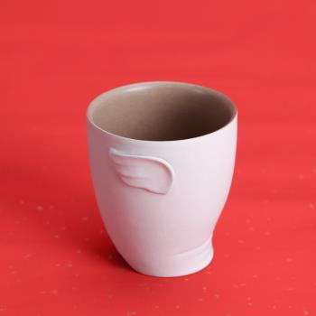 萬仟堂辦公杯陶瓷馬克杯家用喝茶茶水杯子女創意泡茶杯茶具一起飛