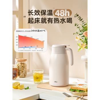 小熊大容量家用宿舍學生保溫壺
