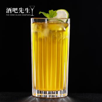 酒吧先生義大利進口水晶玻璃杯直身杯雞尾酒杯柯林杯海波杯果汁杯