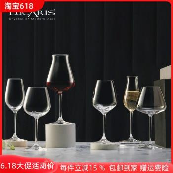進口LUCARIS螺旋紋醒酒器紅酒杯高腳品酒杯波爾多勃艮第杯香檳杯