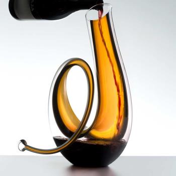 奧地利醴鐸RIEDEL進口Horn人工吹制水晶玻璃分酒器醒酒器家居擺件