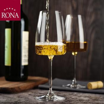 捷克RONA原裝進口勛爵高階水晶玻璃高腳葡萄酒紅酒杯香檳杯2只裝