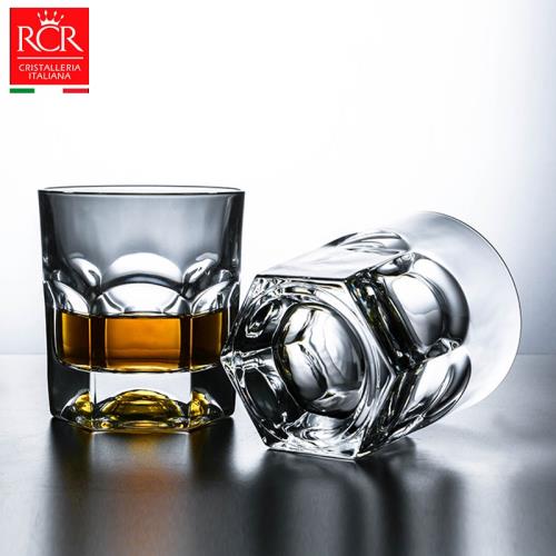 意大利進口RCR水晶玻璃洋酒杯烈酒杯古典杯啤酒威士忌杯水杯茶杯