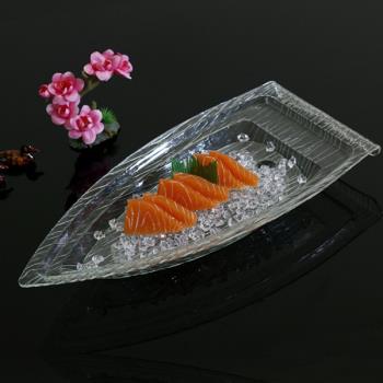 亞克力龍船壽司刺身盤食物展示盤酒店酒樓自助餐具日韓料理盛臺