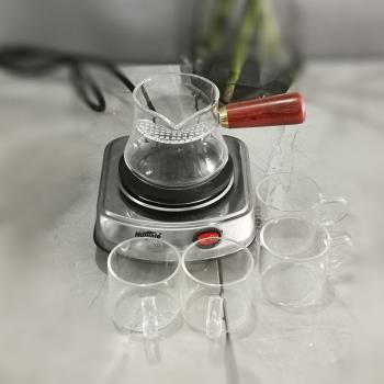 甘肅罐罐茶玻璃茶杯沖茶煮茶器電熱爐子咖啡爐家用迷你熬茶電茶爐