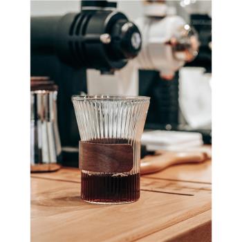 日式手沖高顏值掛耳咖啡杯ins風玻璃美式冷萃咖啡分享壺防燙杯套