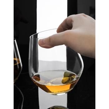 捷克BOHEMIA進口水晶玻璃杯威士忌杯烈酒白酒杯果汁杯 簡約家用