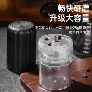 電動便攜咖啡豆研磨機陶瓷磨芯充電咖啡機戶外露營磨豆機粗細可調