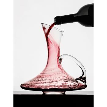 捷克BOHEMIA進口 紅酒醒酒器 水晶玻璃酒壺葡萄酒分酒器 手工吹制