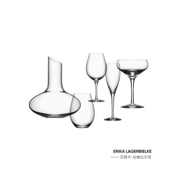 瑞典Orrefors More紅酒杯醒酒器家用套裝無鉛水晶玻璃水杯香檳杯