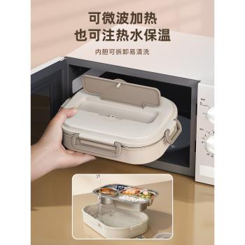 KGL日本不銹鋼保溫飯盒專用學生高中分隔辦公餐盤上班族便當餐盒