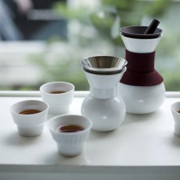 臺灣JIAINC品家家品茶具套裝家用陶瓷泡茶杯茶壺不銹鋼過濾茶葉器