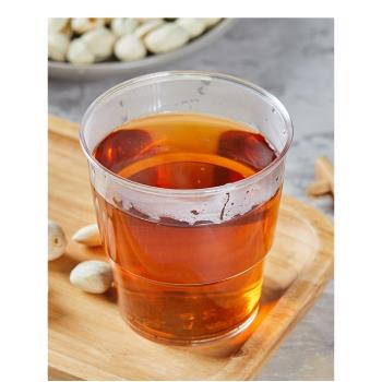 金五緣 一次性水杯家用200ml航空杯塑膠硬質太空杯飲料杯