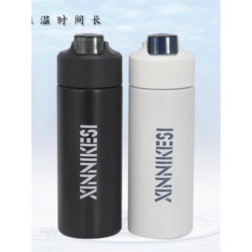 新款保溫杯316不銹鋼水杯大容量直飲彈跳杯男女高顏值保冷杯子壺