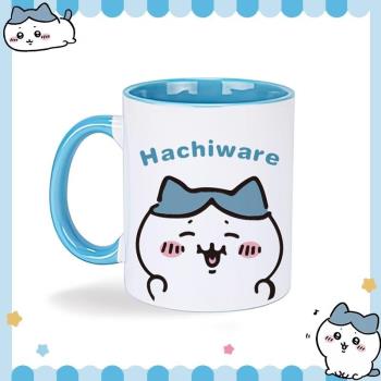 名創優品chiikawa馬克杯烏薩奇吉伊卡哇小八飛鼠水杯陶瓷杯子伴手