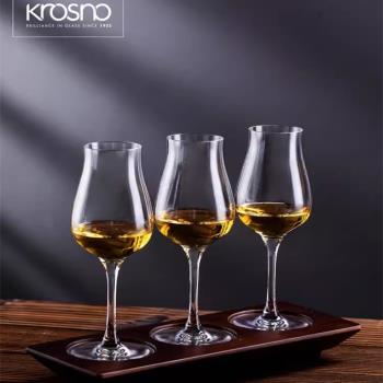 KROSNO日本進口威士忌品酒杯聞香杯洋酒杯玻璃高腳杯