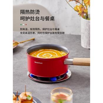 尚尼義大利進口隔熱墊餐桌墊耐高溫矽膠碗盤墊不銹鋼鍋防燙墊板