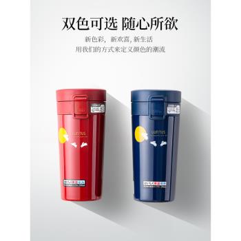 日本asvel保溫杯男女大容量便攜情侶杯ins簡約學生咖啡杯保溫水杯