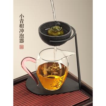 水陽光小青柑專用泡茶壺玻璃普洱泡茶具茶水分離高檔紅茶過濾茶器