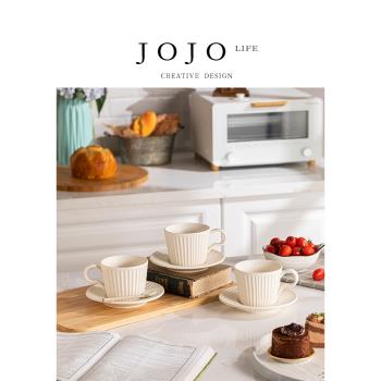JOJOS L.PD.Rime.杯具日式咖啡杯家用復古精緻陶瓷杯碟丨意韻