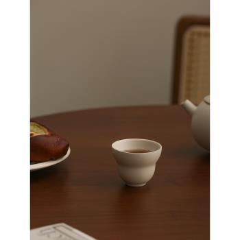 宜集堂INS中古葫蘆茶杯小杯陶瓷功夫茶具高階主人杯家用待客單只