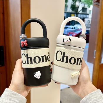 小香風水杯咖啡杯保溫保冷杯女生高顏值隨行杯316不銹鋼便攜杯子